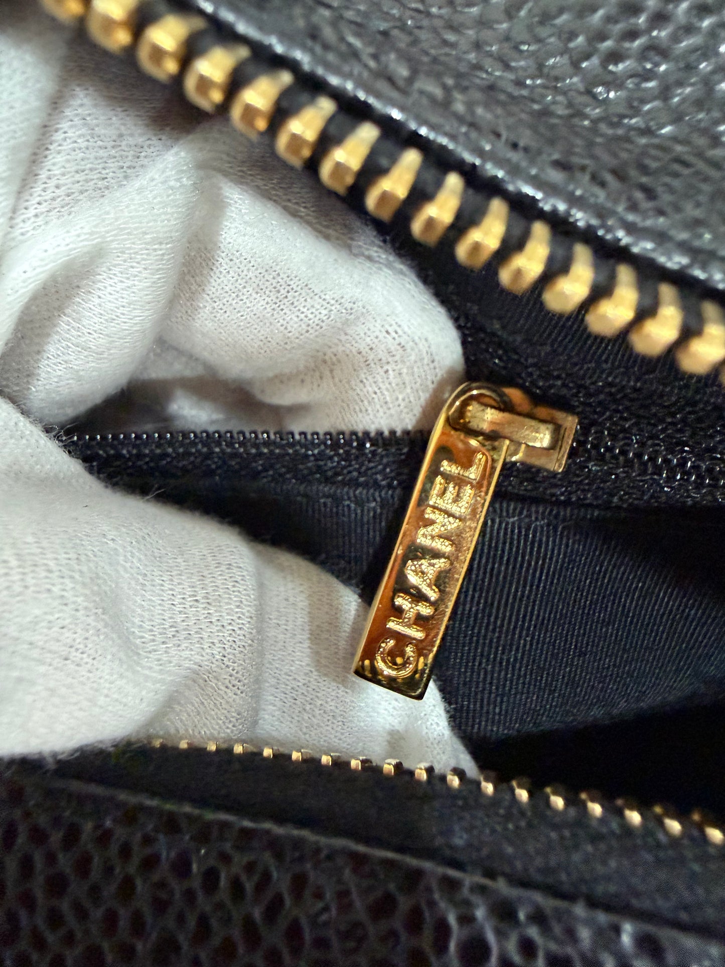 Chanel Caviar Quilted Timeless CC Shoulder Bag