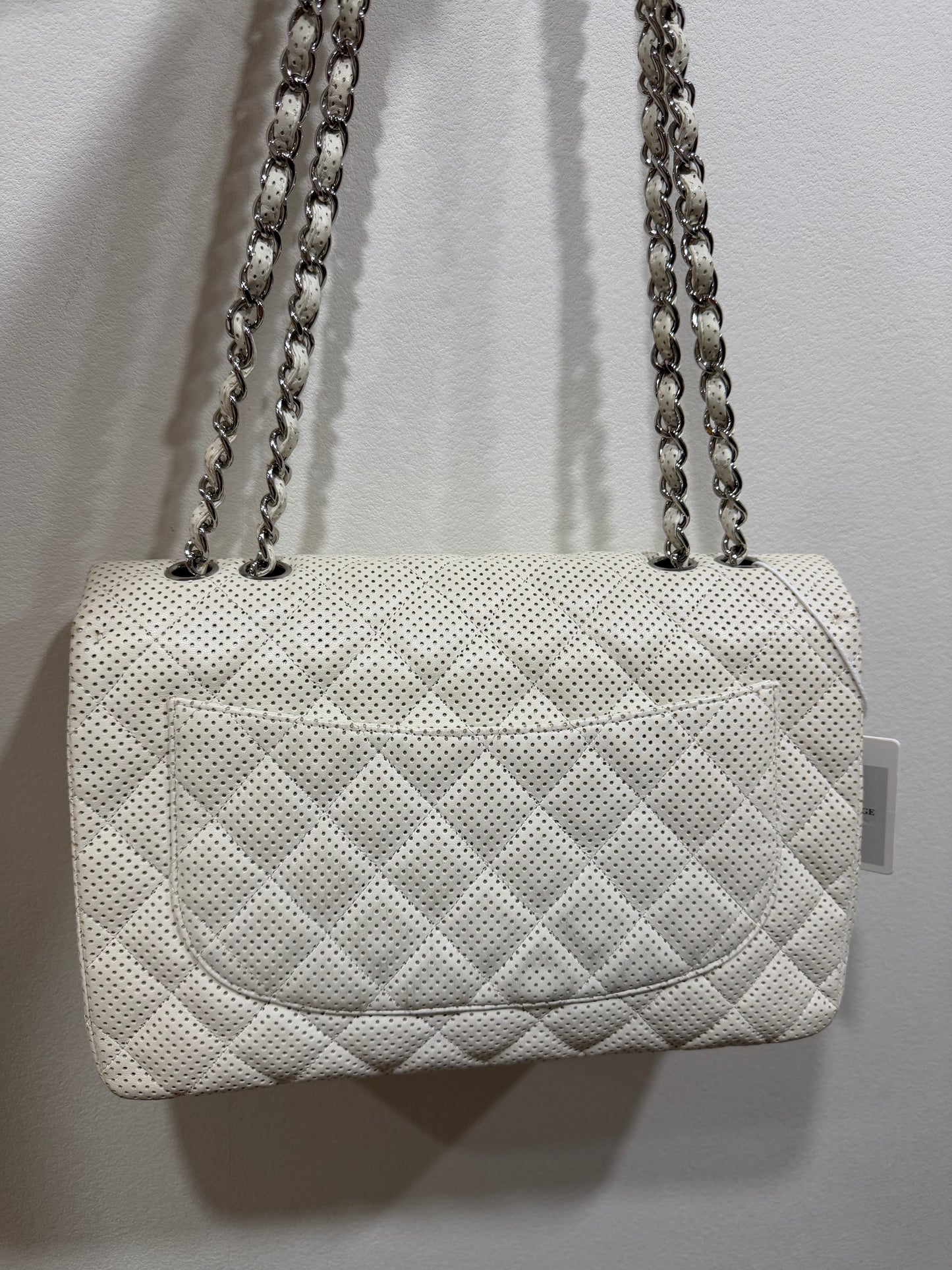 Chanel Jumbo Perforated Lambsikin