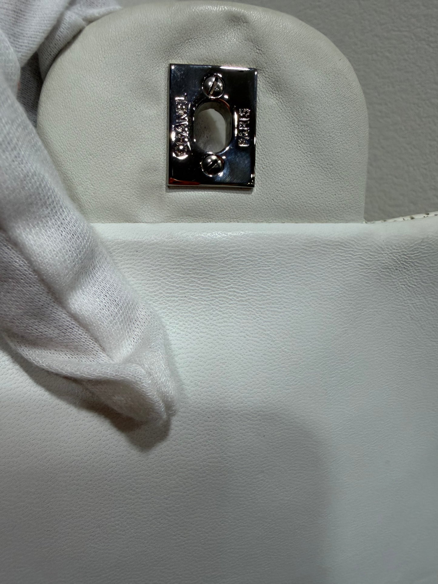 Chanel Jumbo Perforated Lambsikin
