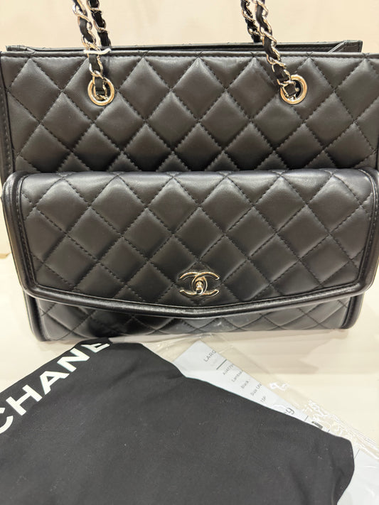 Chanel Geometric Shopper Tote