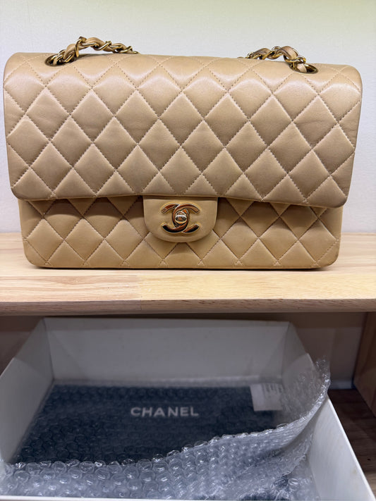 Chanel double flap 24K Gold year2001