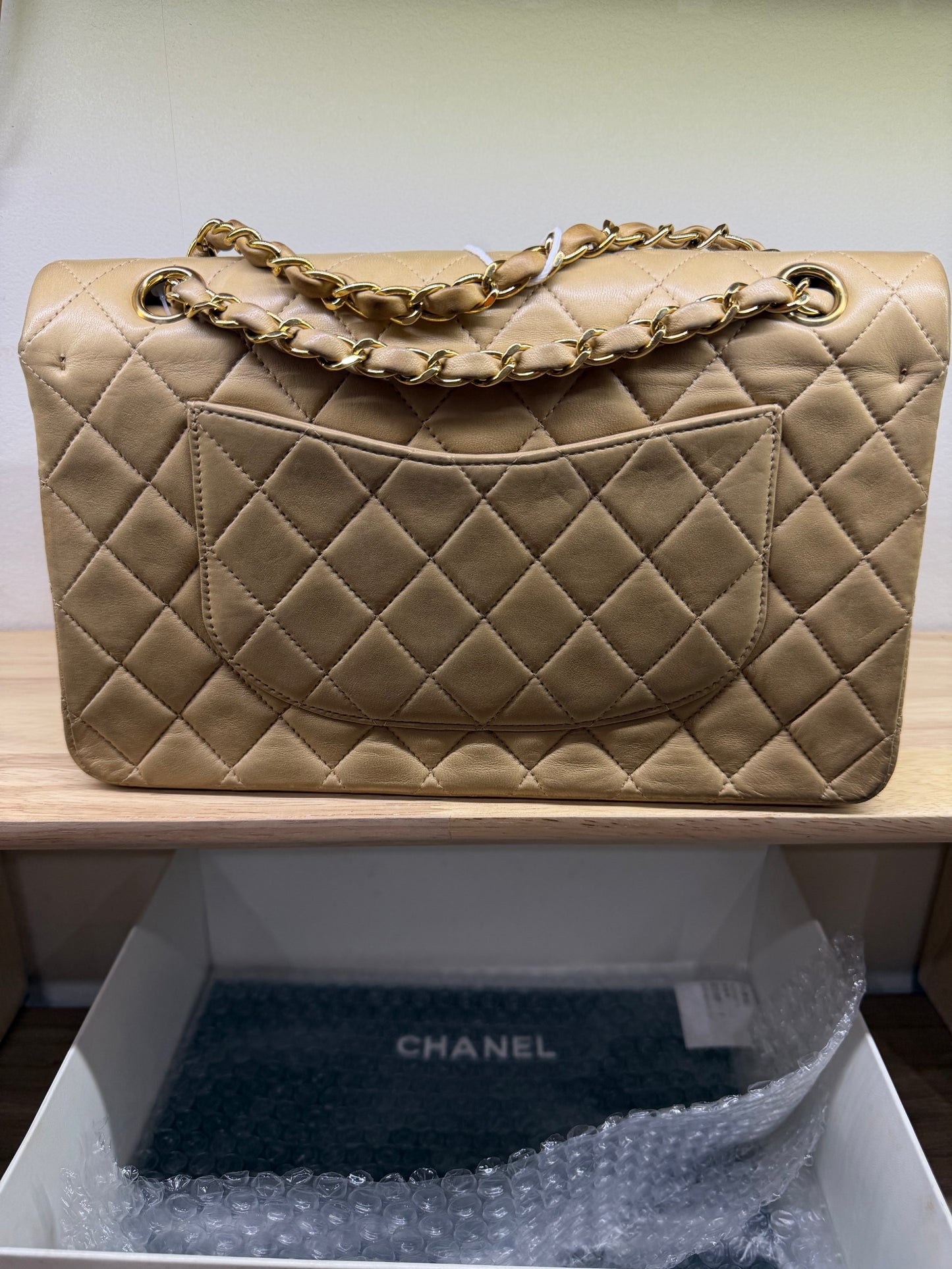 Chanel double flap 24K Gold year2001