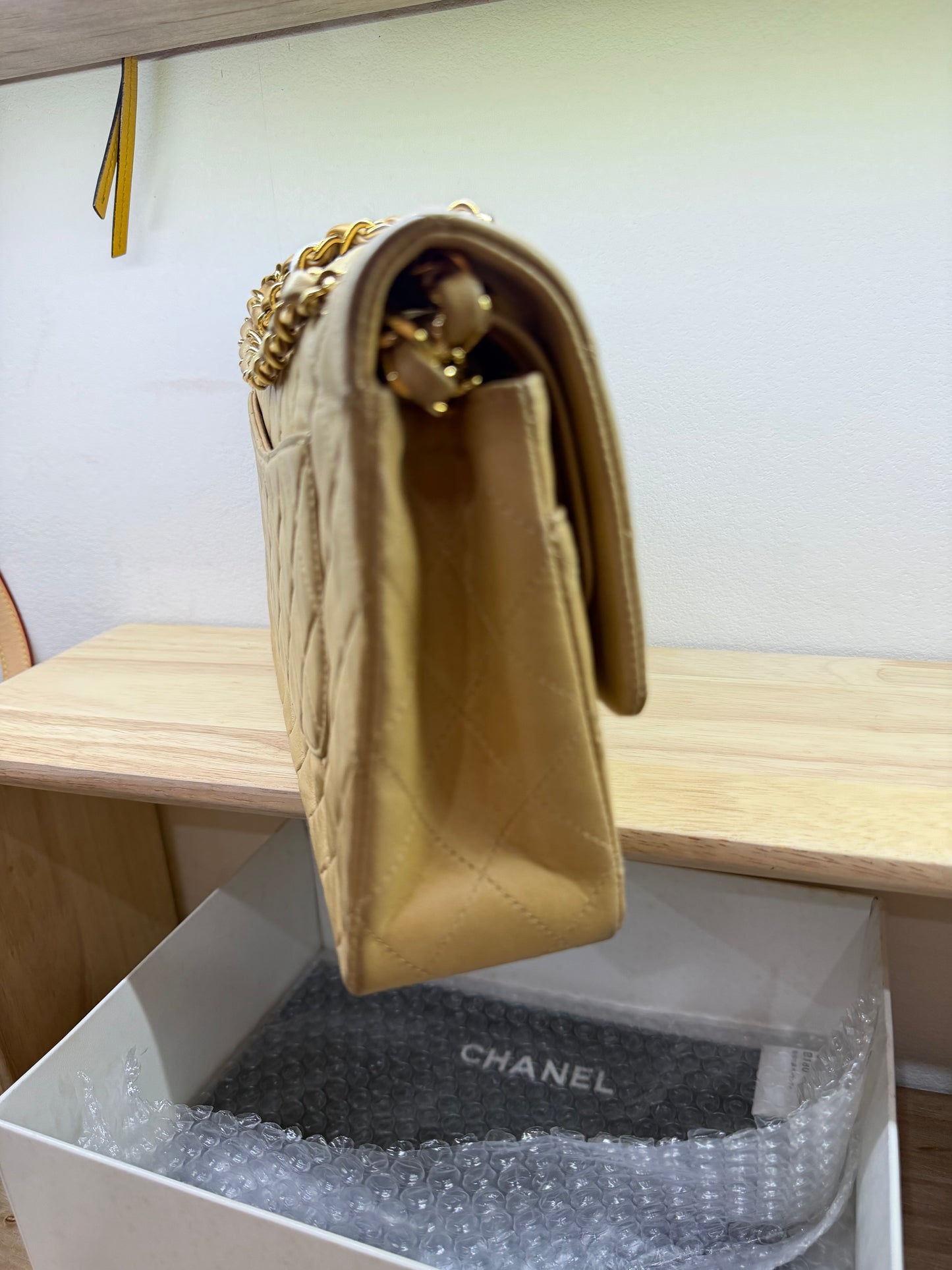 Chanel double flap 24K Gold year2001