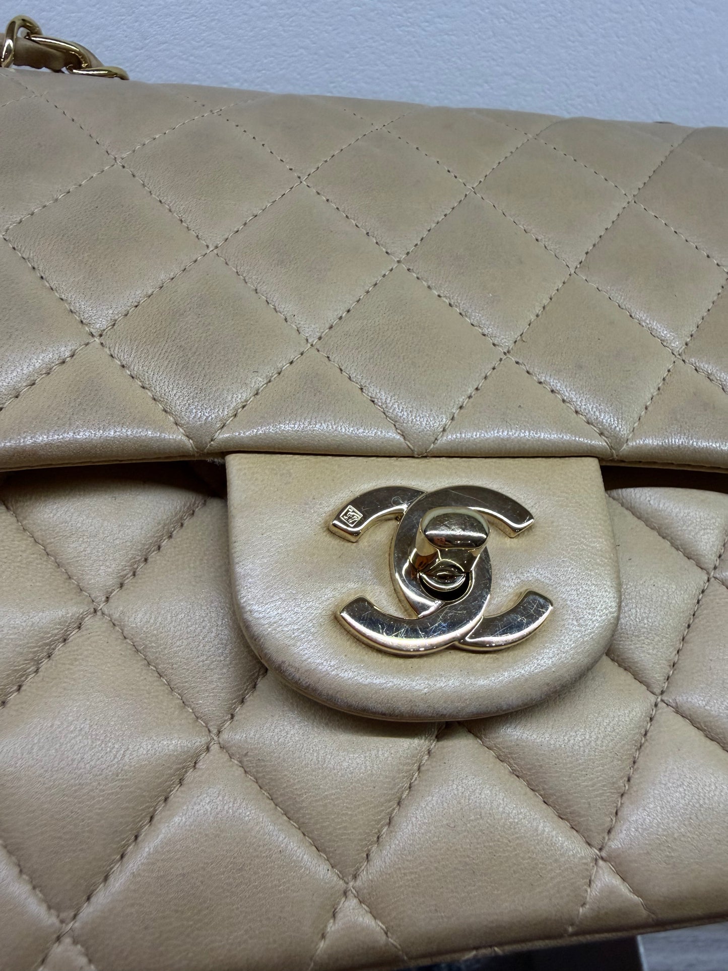 Chanel double flap 24K Gold year2001
