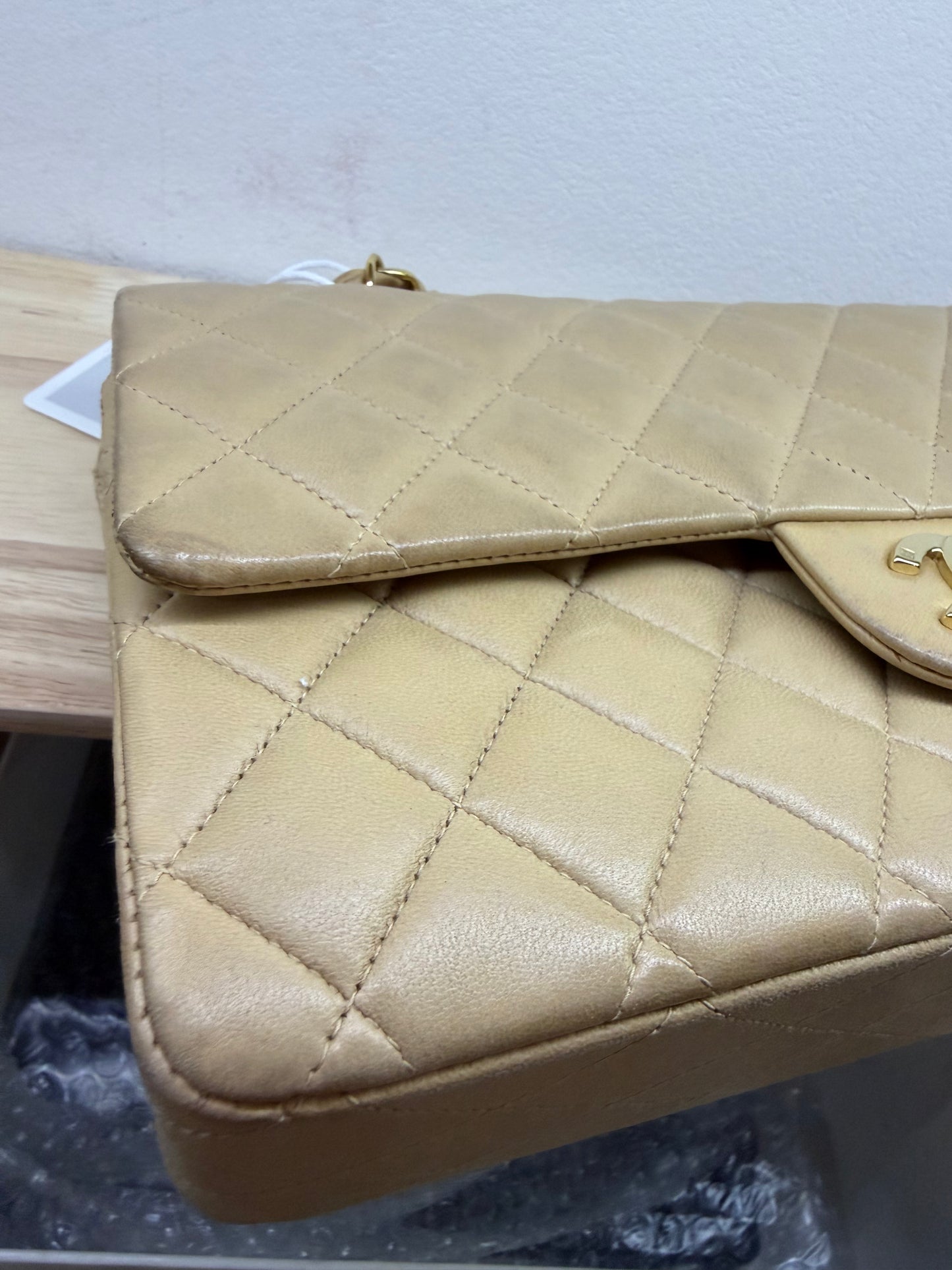 Chanel double flap 24K Gold year2001