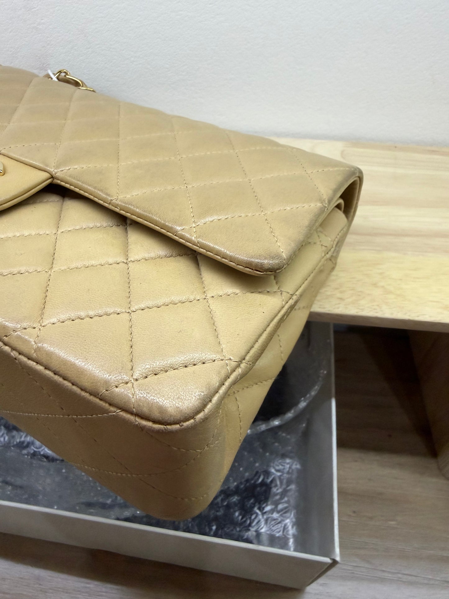 Chanel double flap 24K Gold year2001