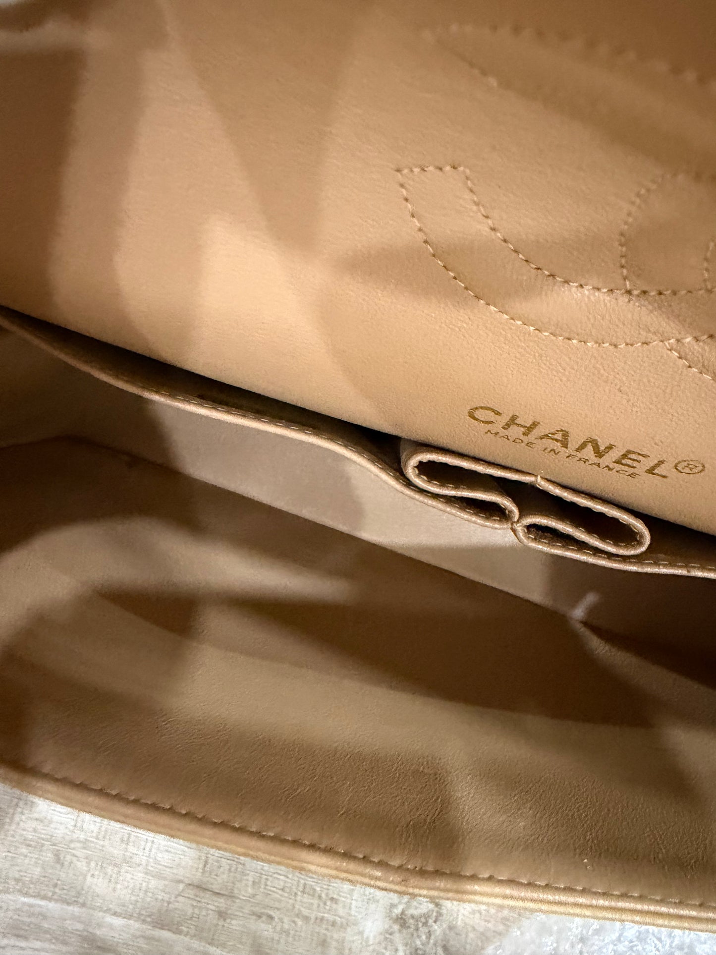 Chanel double flap 24K Gold year2001