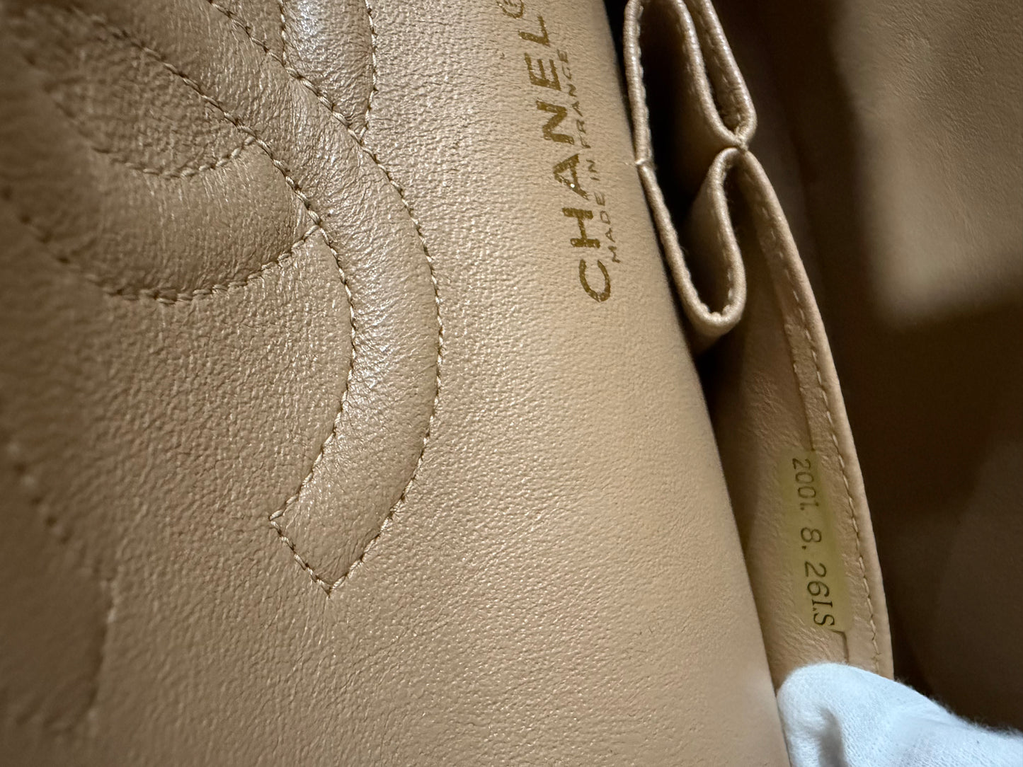 Chanel double flap 24K Gold year2001