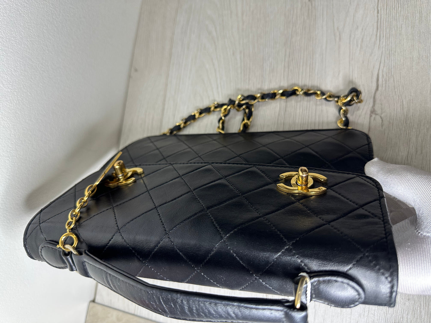 CHANEL Matelasse Double CC Turn-lock shoulder Bag 2ways