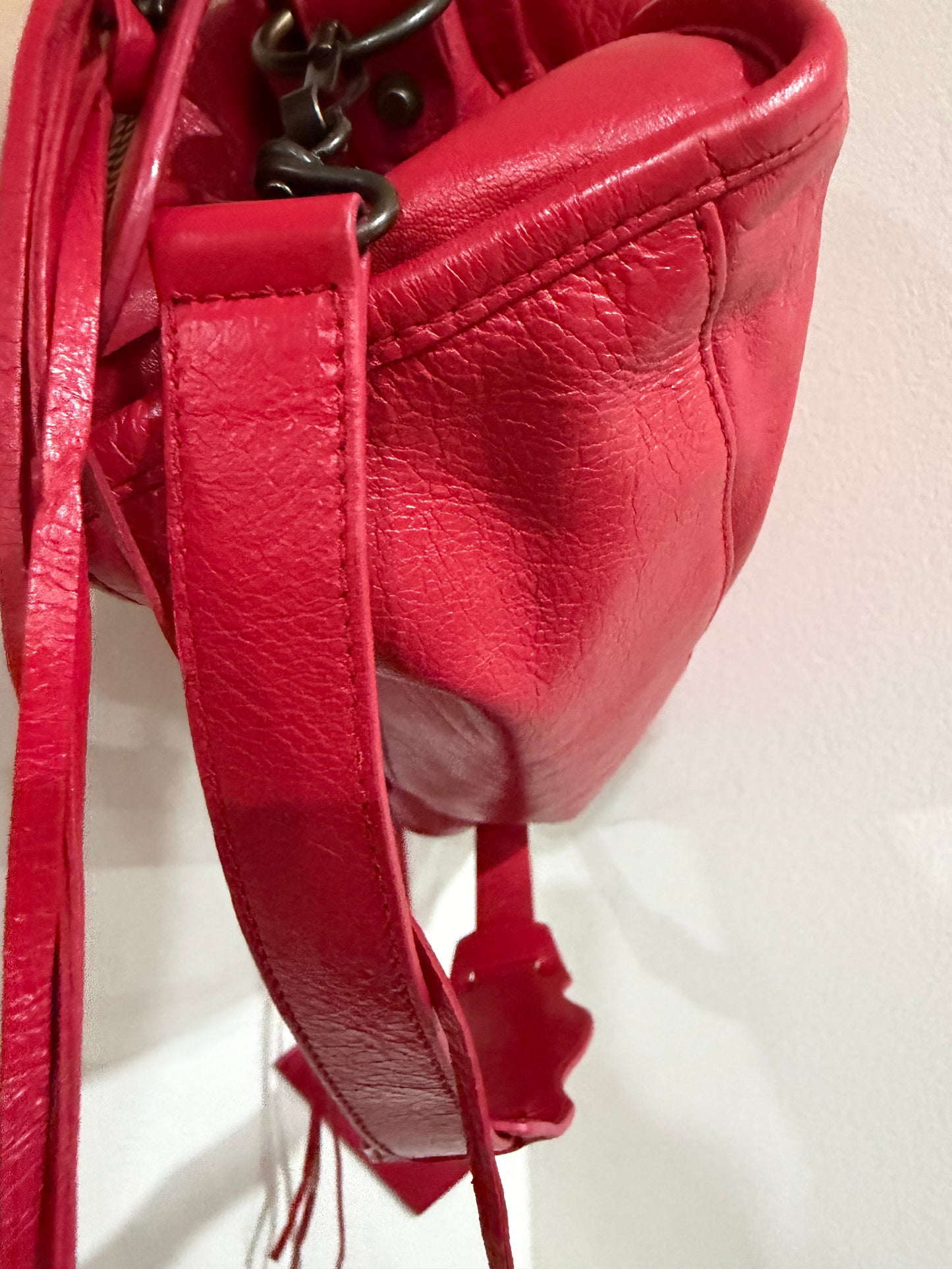Balenciaga city bag red