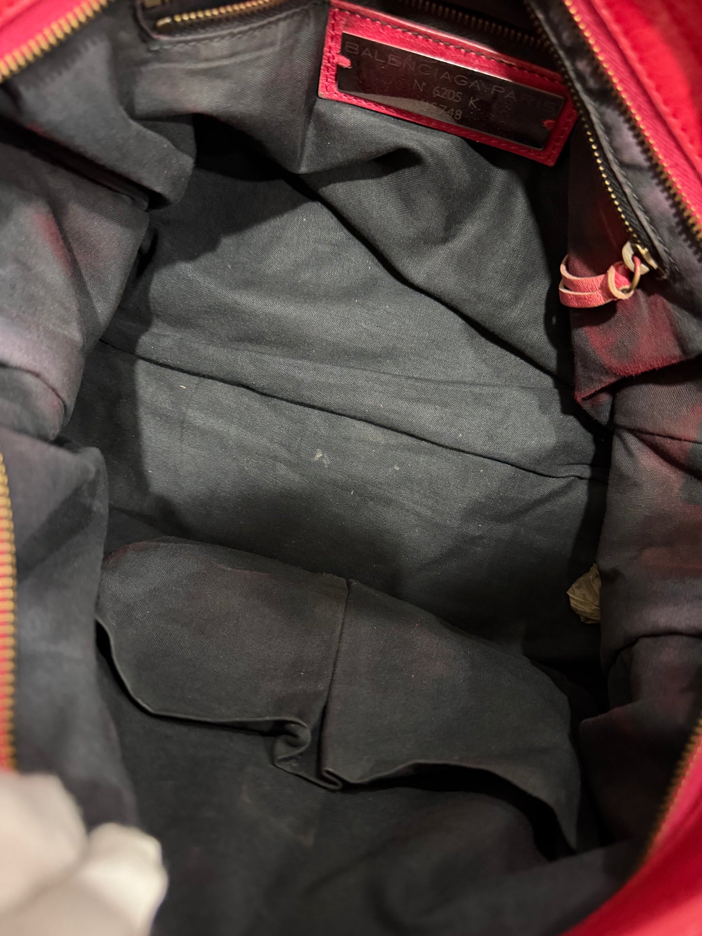 Balenciaga city bag red