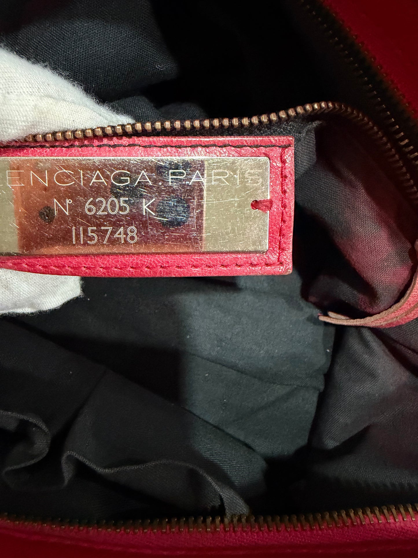 Balenciaga city bag red