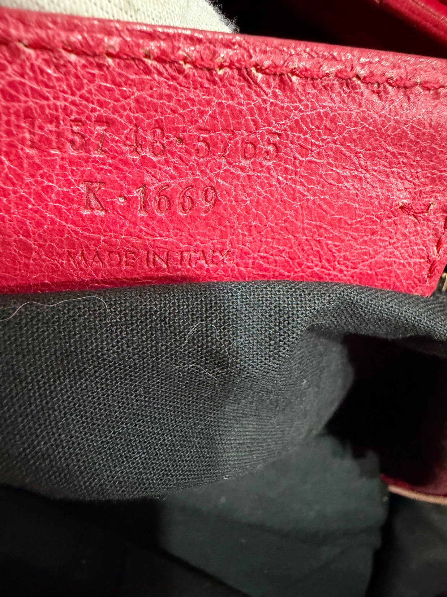 Balenciaga city bag red
