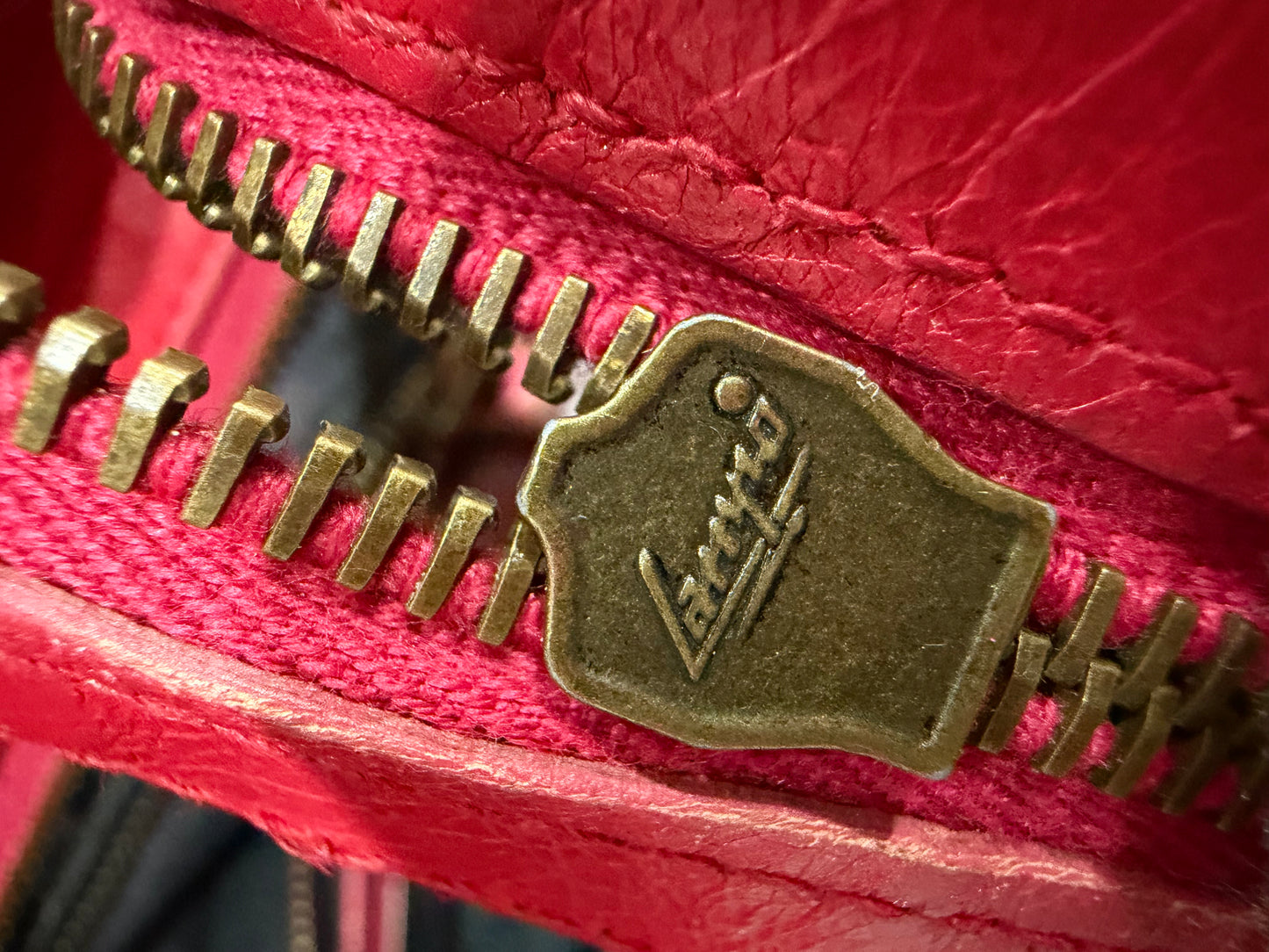 Balenciaga city bag red