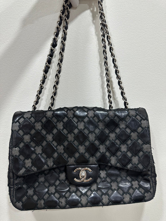 Chanel shoulder lace bag