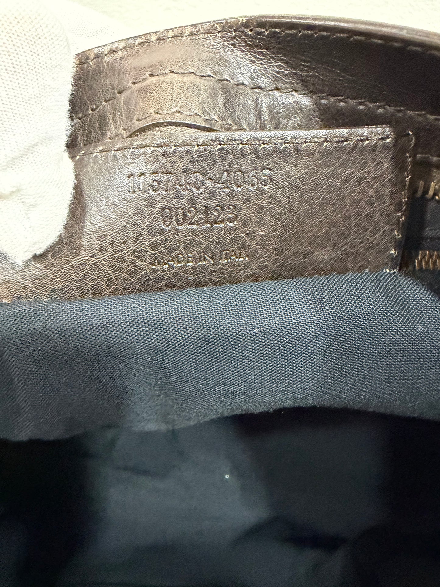 Balenciaga Canvas City Brown Bleu White