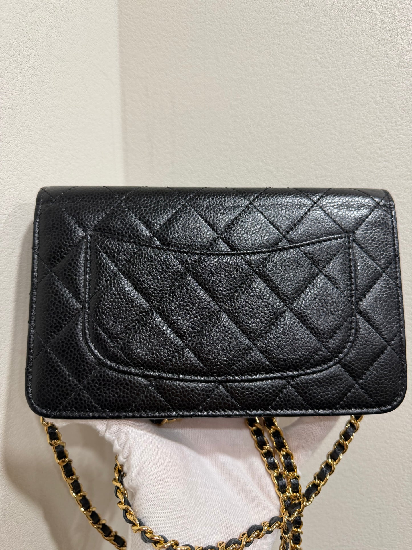 Chanel WOC caviar with card&recipt