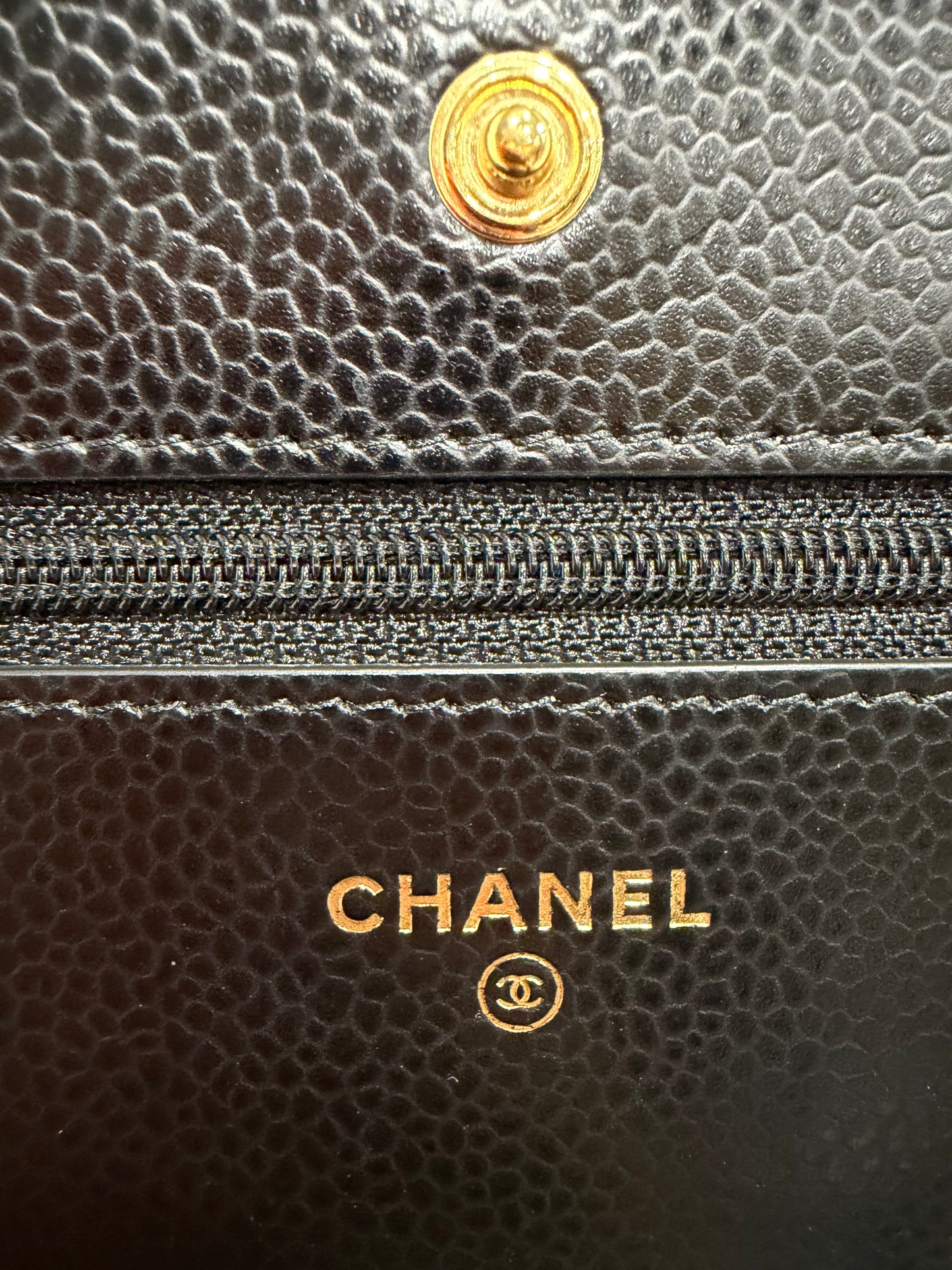 Chanel WOC caviar with card&recipt