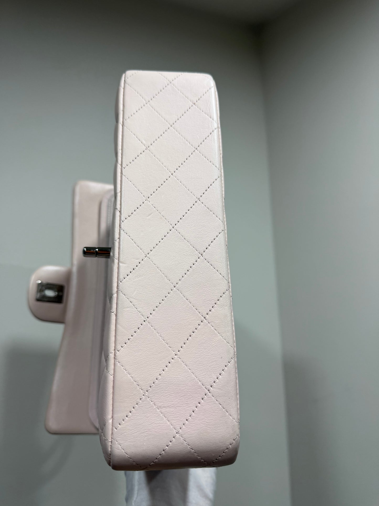 Chanel double flap baby pink