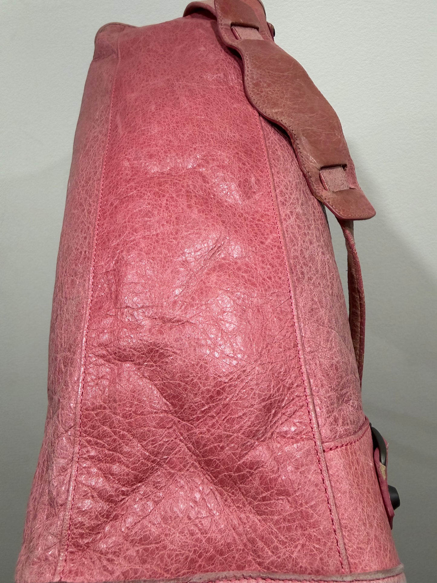 Balenciaga pink city bag