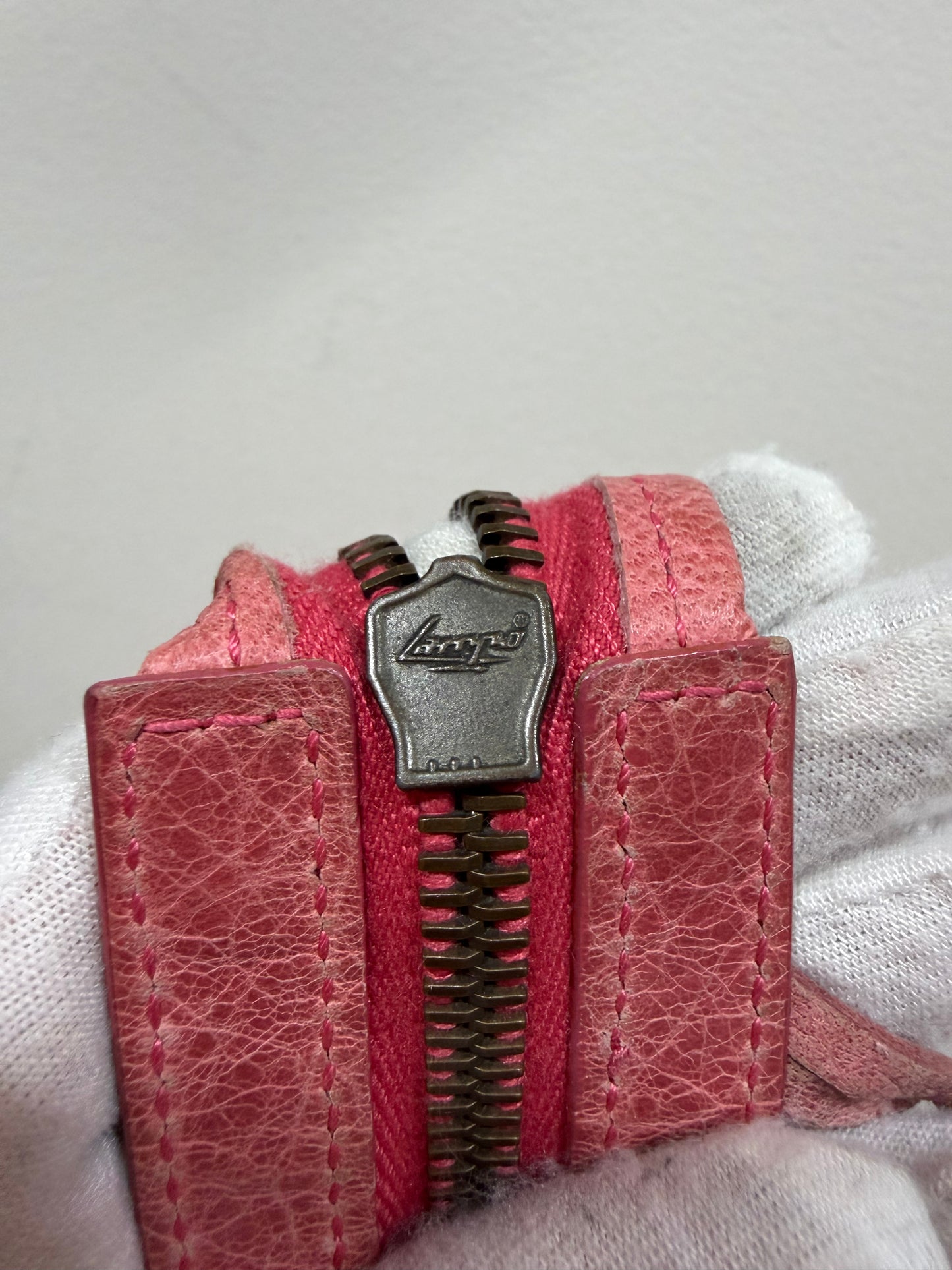 Balenciaga pink city bag