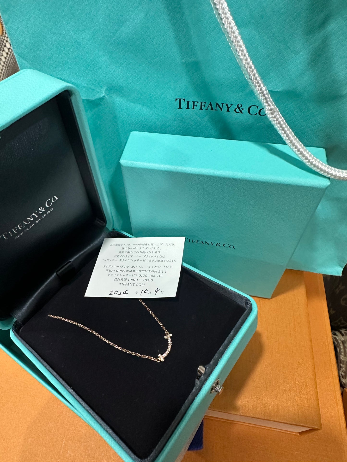 TIFFANY smile necklace new