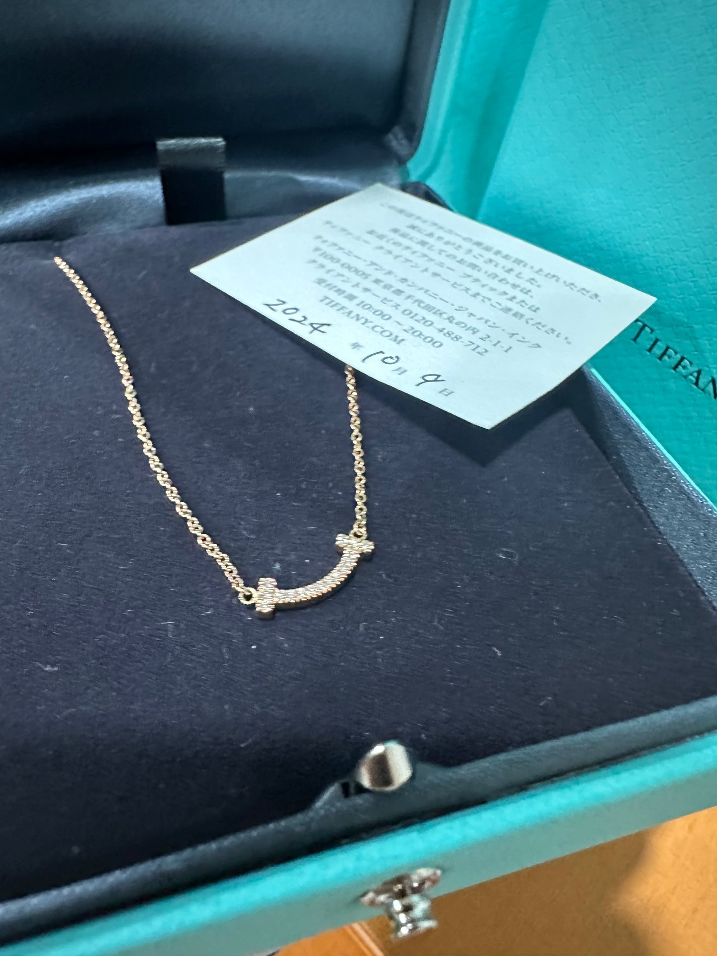 TIFFANY smile necklace new