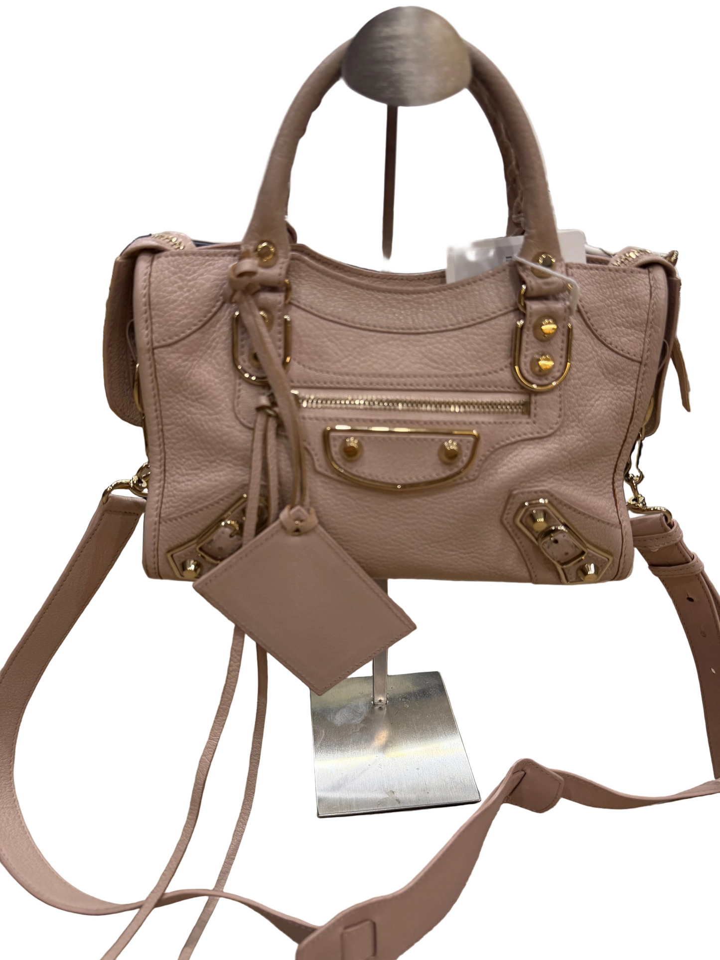 Balenciaga baby pink  city small