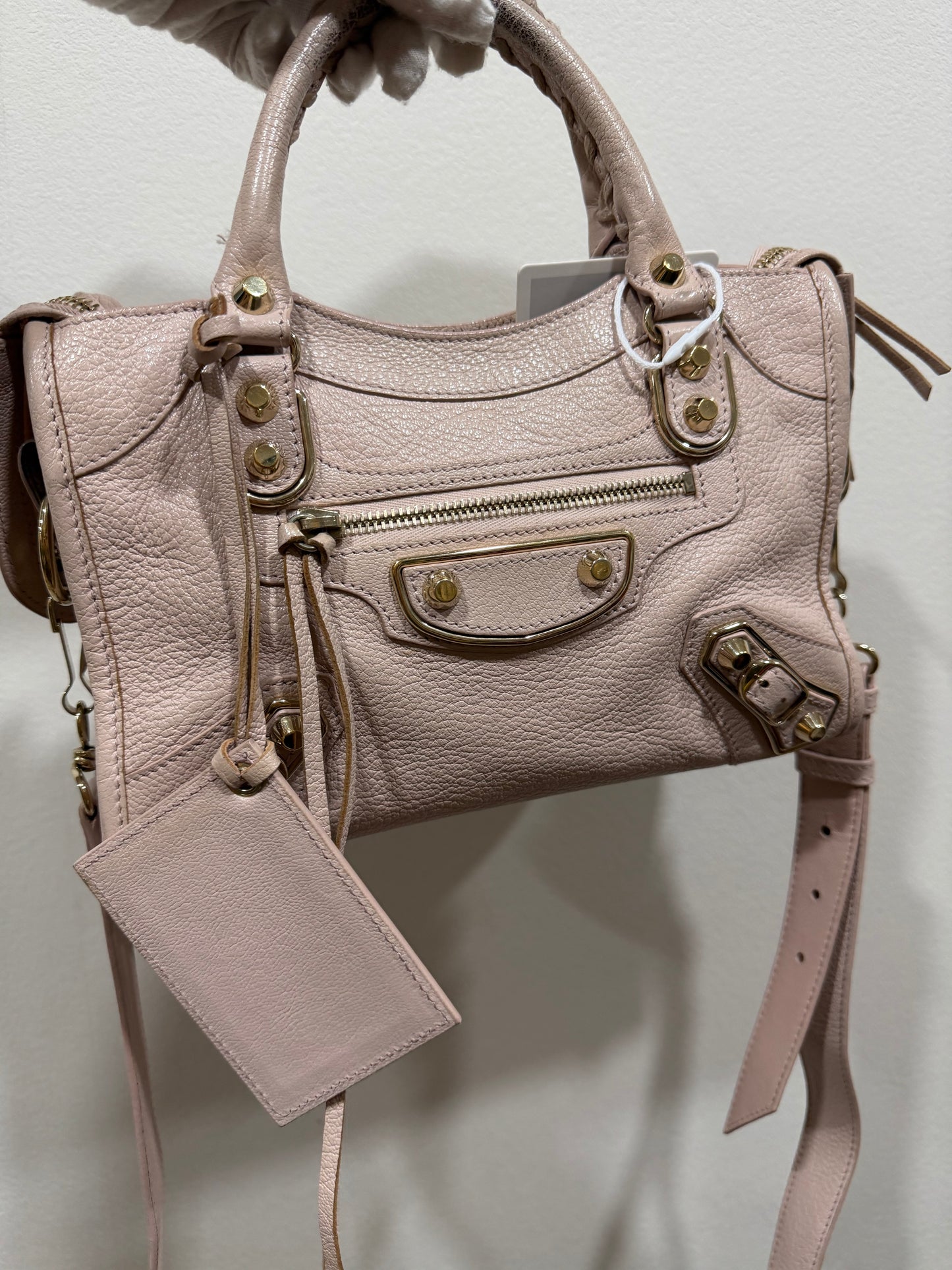 Balenciaga baby pink  city small