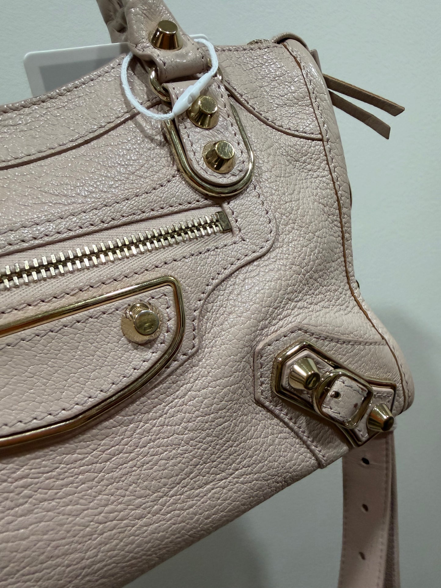 Balenciaga baby pink  city small