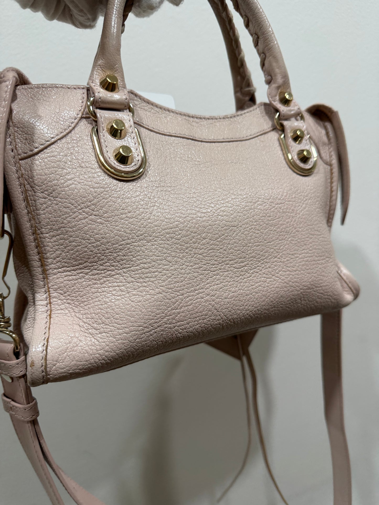 Balenciaga baby pink  city small