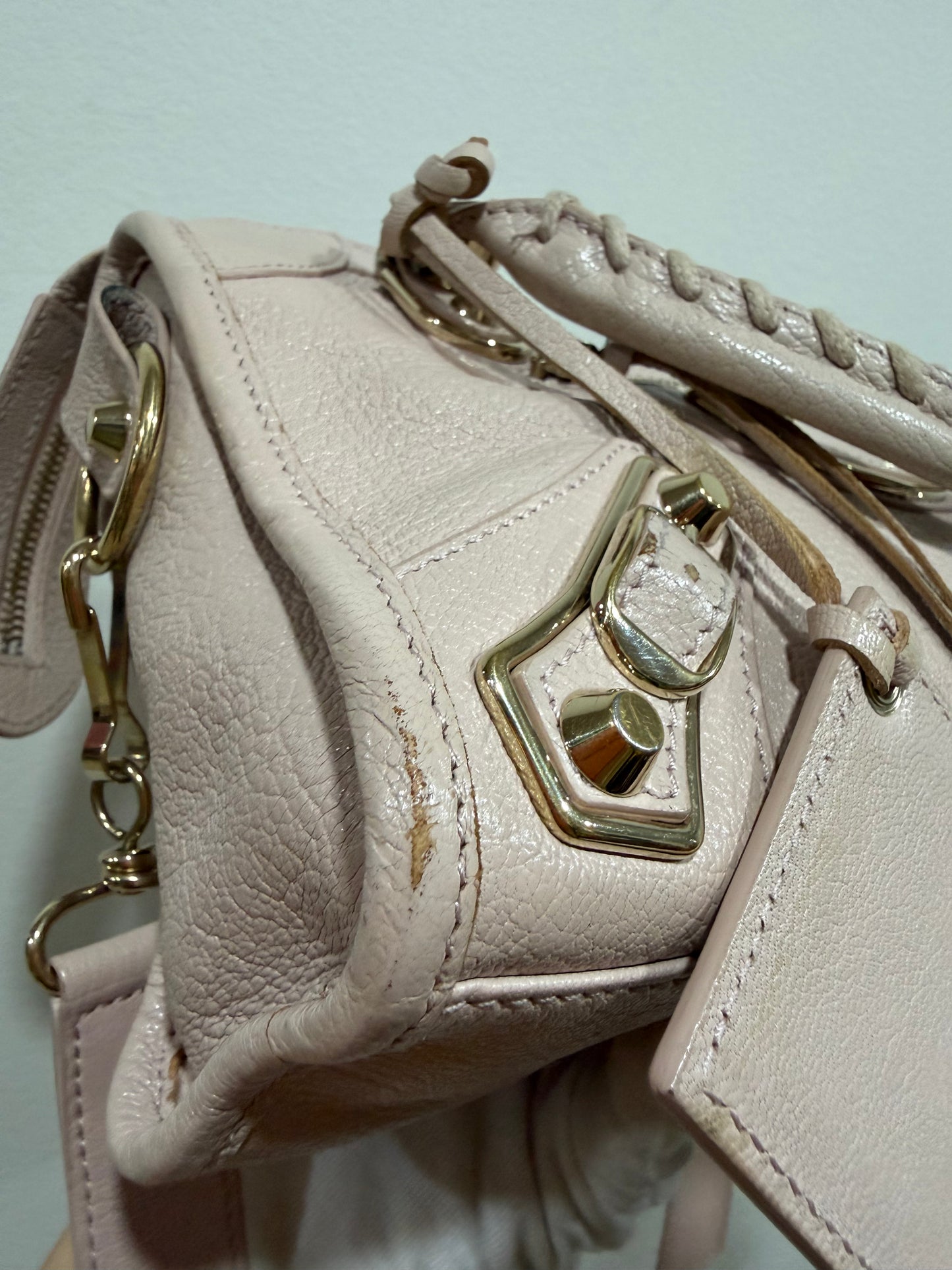 Balenciaga baby pink  city small