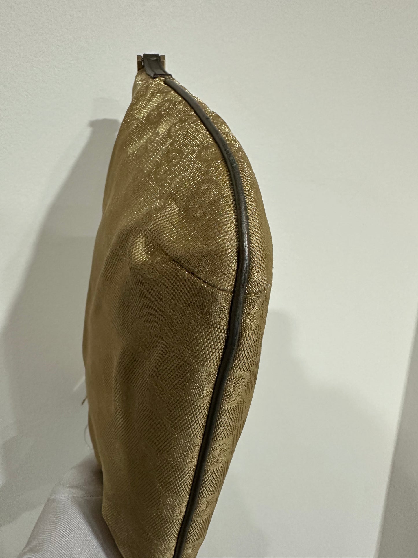 Gucci gold pouch