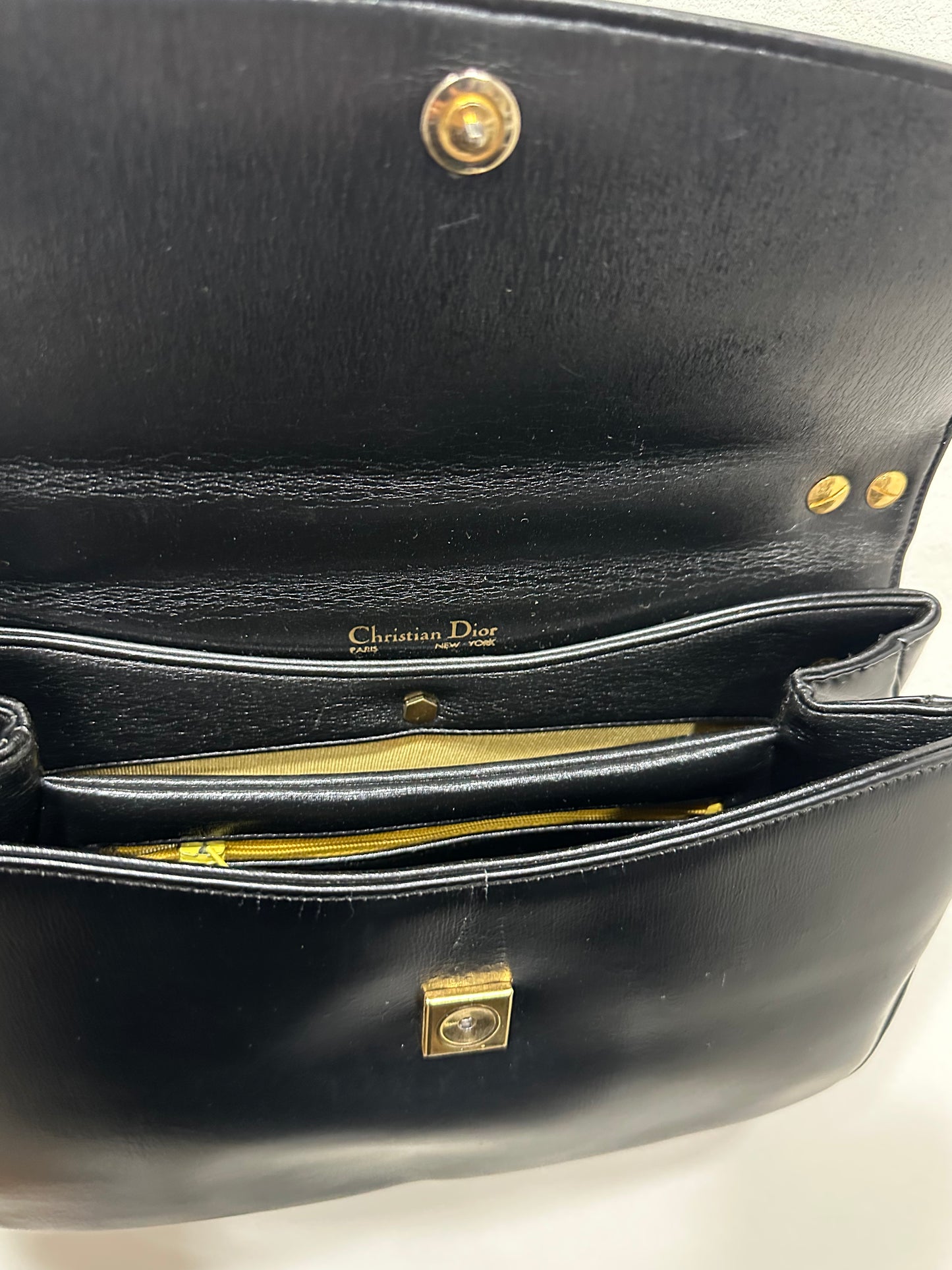 Dior vintage leather bag