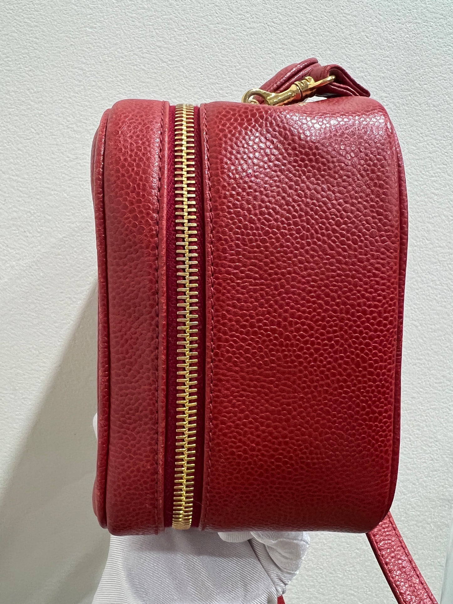 CHANEL RED Vanity Bag