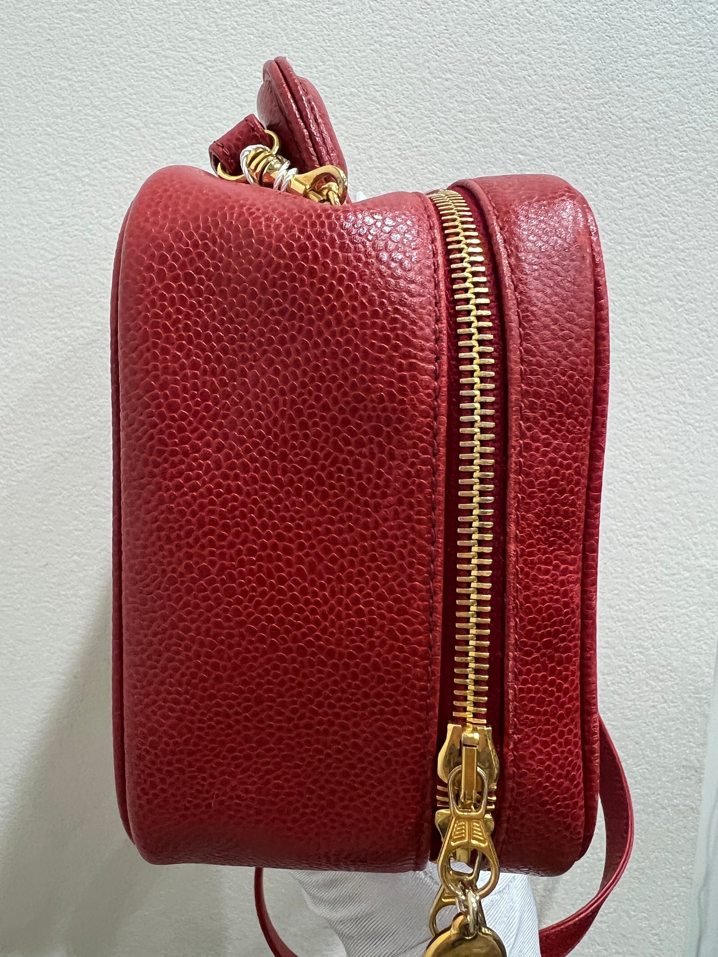 CHANEL RED Vanity Bag