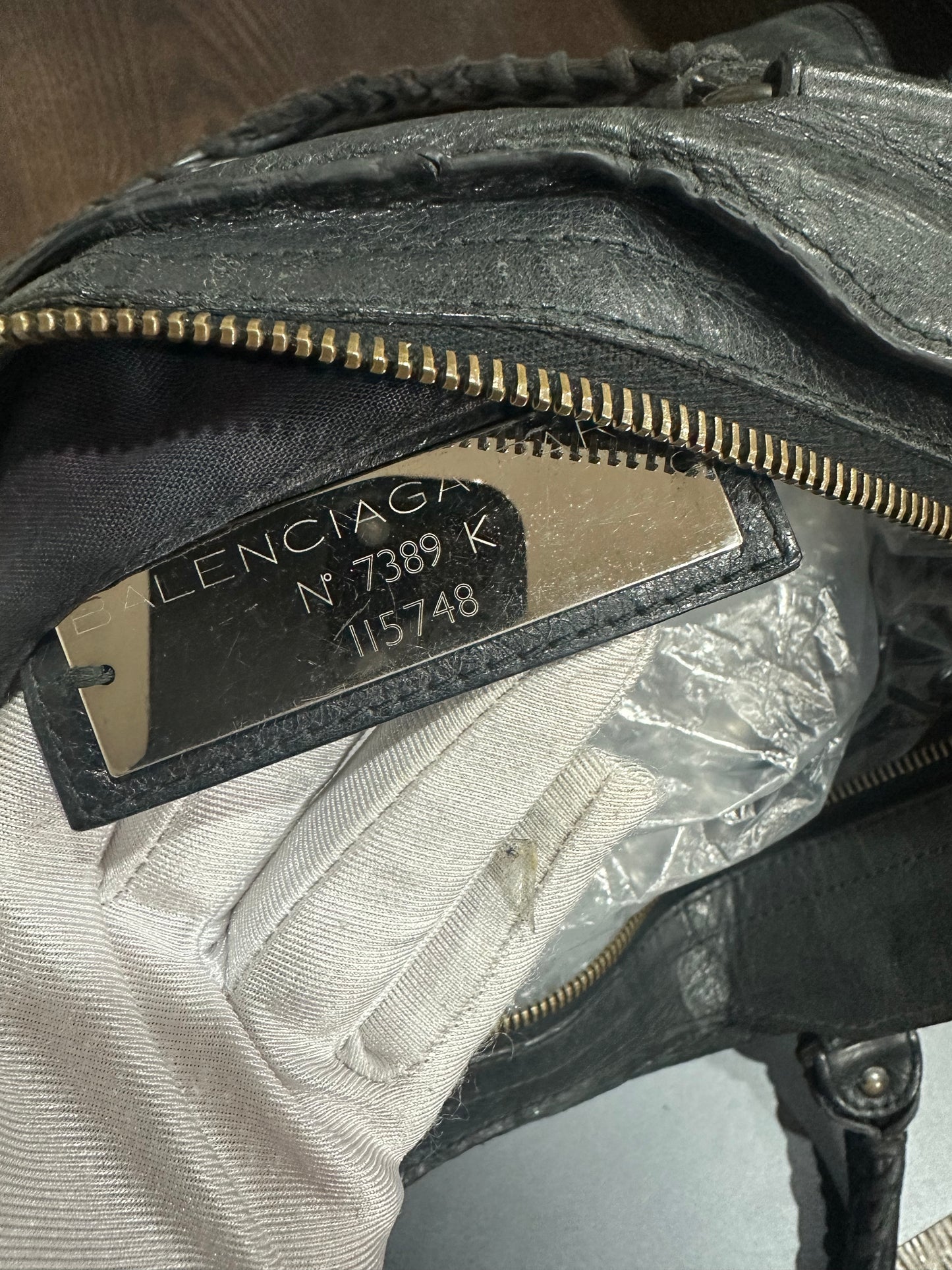 BALENCIAGA BLACK CITY BAG