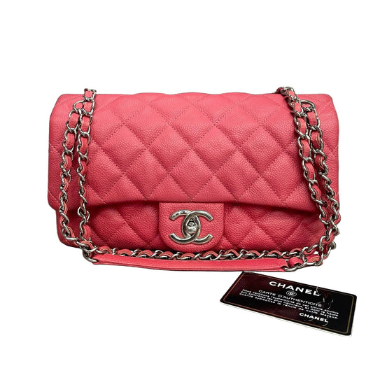 CHANEL Caviar Pink Shoulder Bag