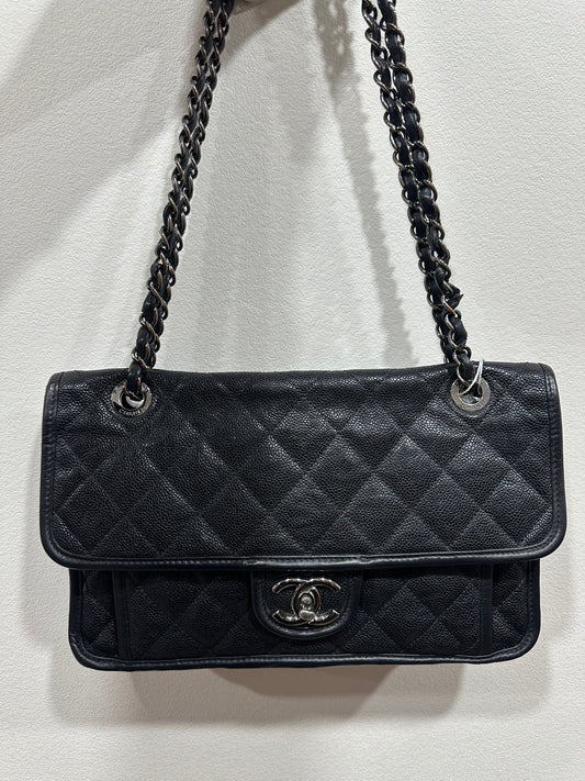 CHANEL Caviar French Riviera Flap Bag