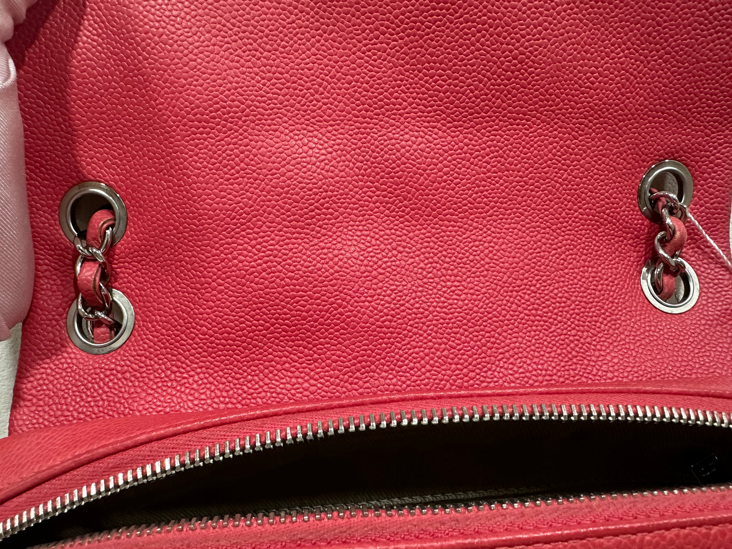 CHANEL Caviar Pink Shoulder Bag