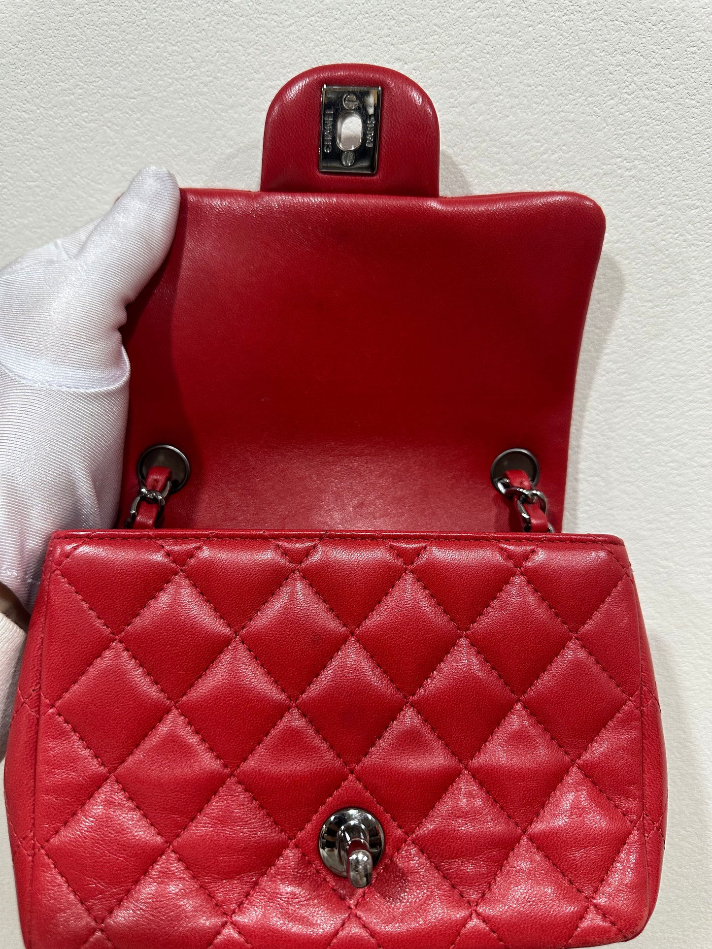 CHANEL mini red Bag