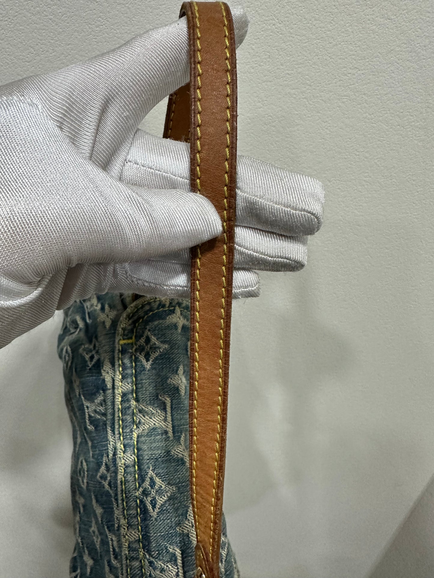 LOUIS VUITTON Denim Mini Pleaty