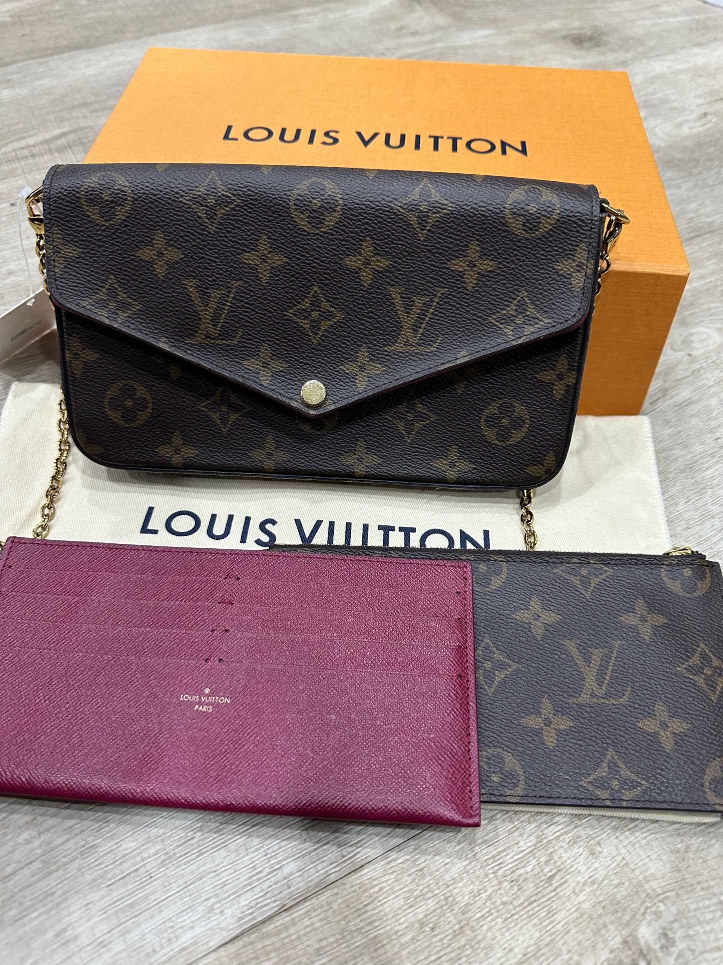 LOUIS VUITTON Felicie Pochette Full set