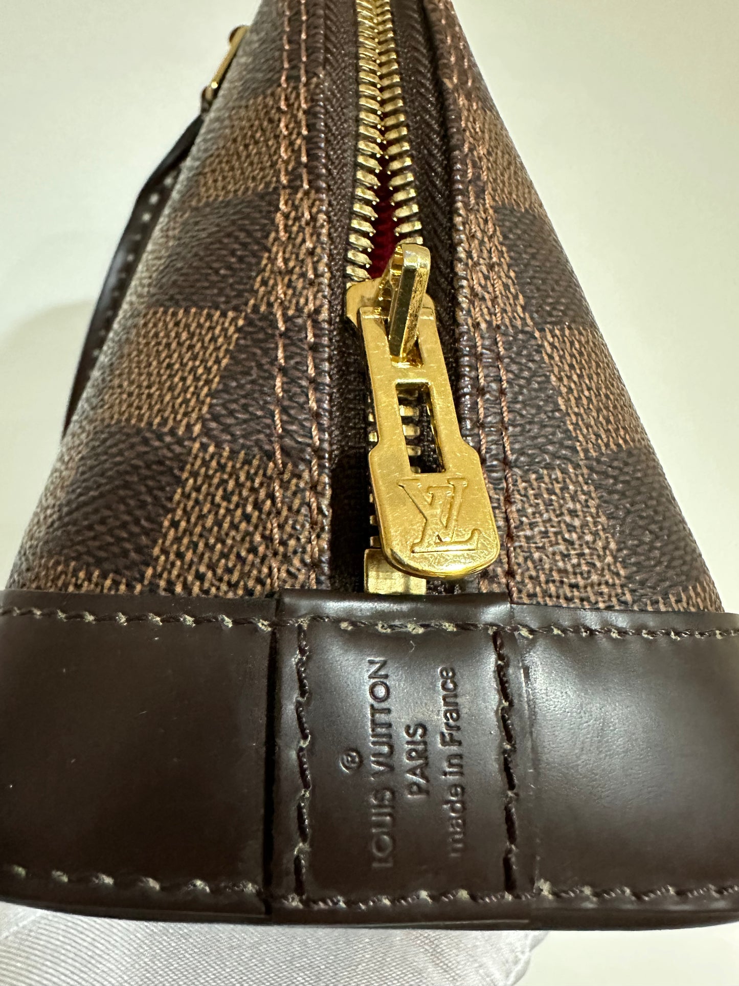 Louis Vuitton Alma bb damier Full Set