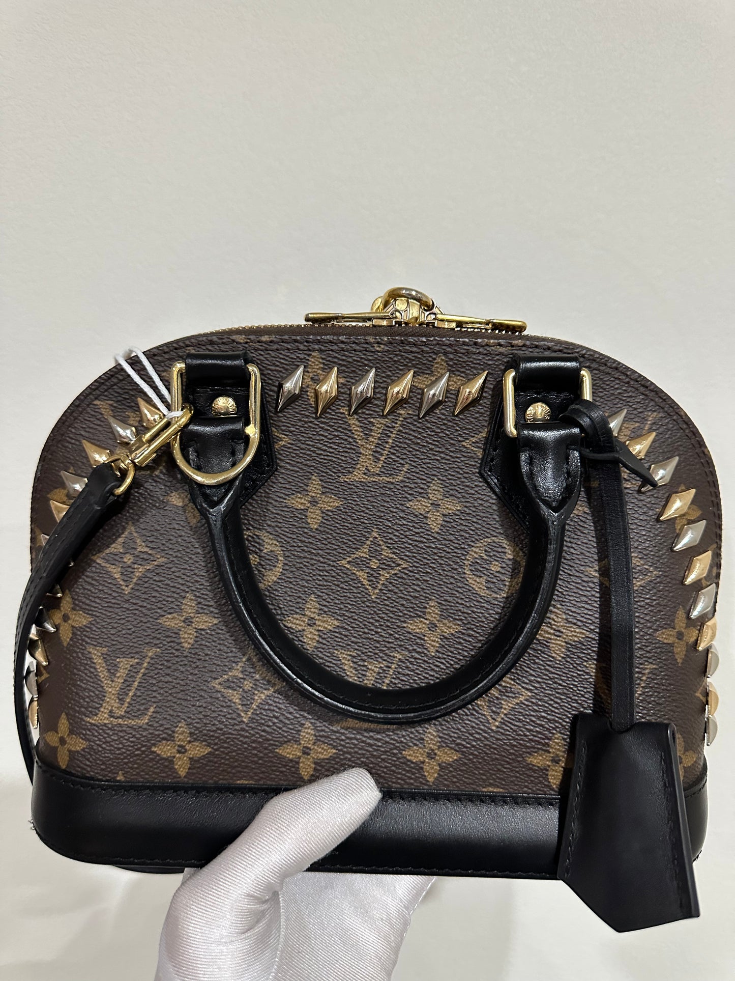 Louis Vuitton Macassar Studded Alma BB
