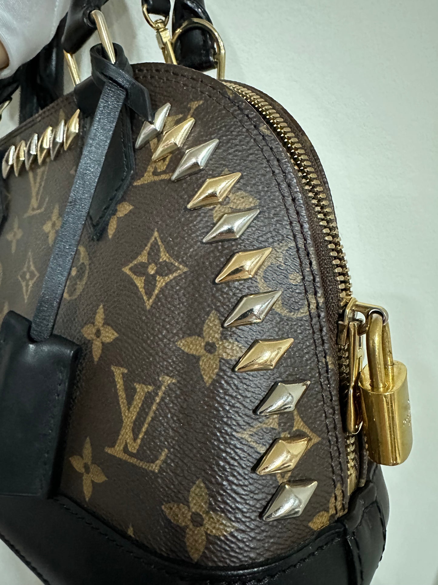 Louis Vuitton Macassar Studded Alma BB
