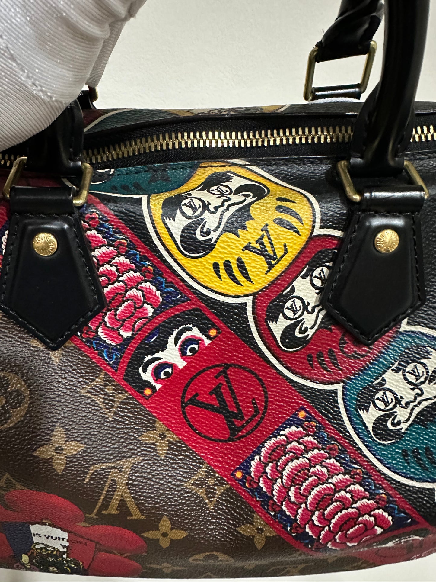 Louis Vuitton X Yamamoto speedy 30 kabuki daruma