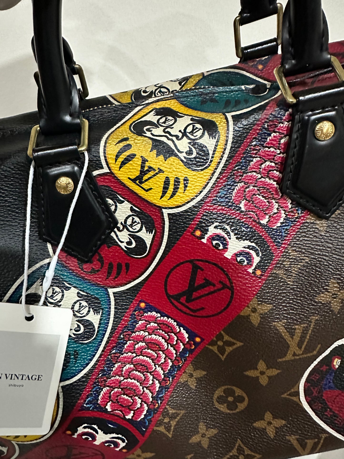 Louis Vuitton X Yamamoto speedy 30 kabuki daruma