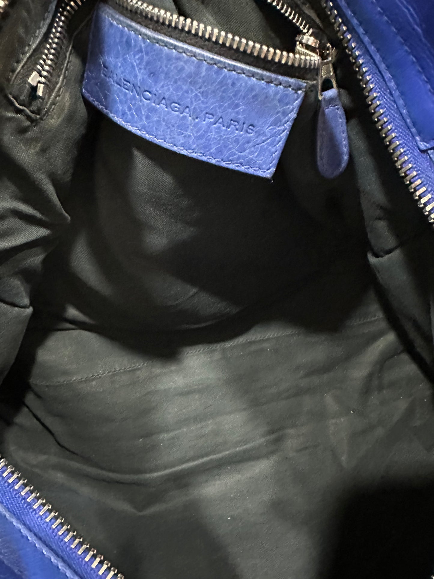 BALENCIAGA BLUE CITY BAG
