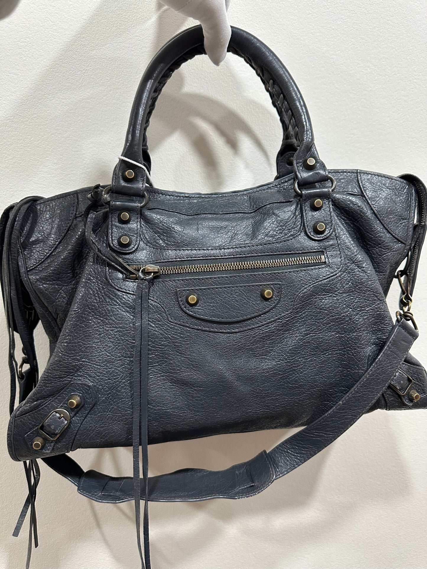 BALENCIAGA City Dark black Bag